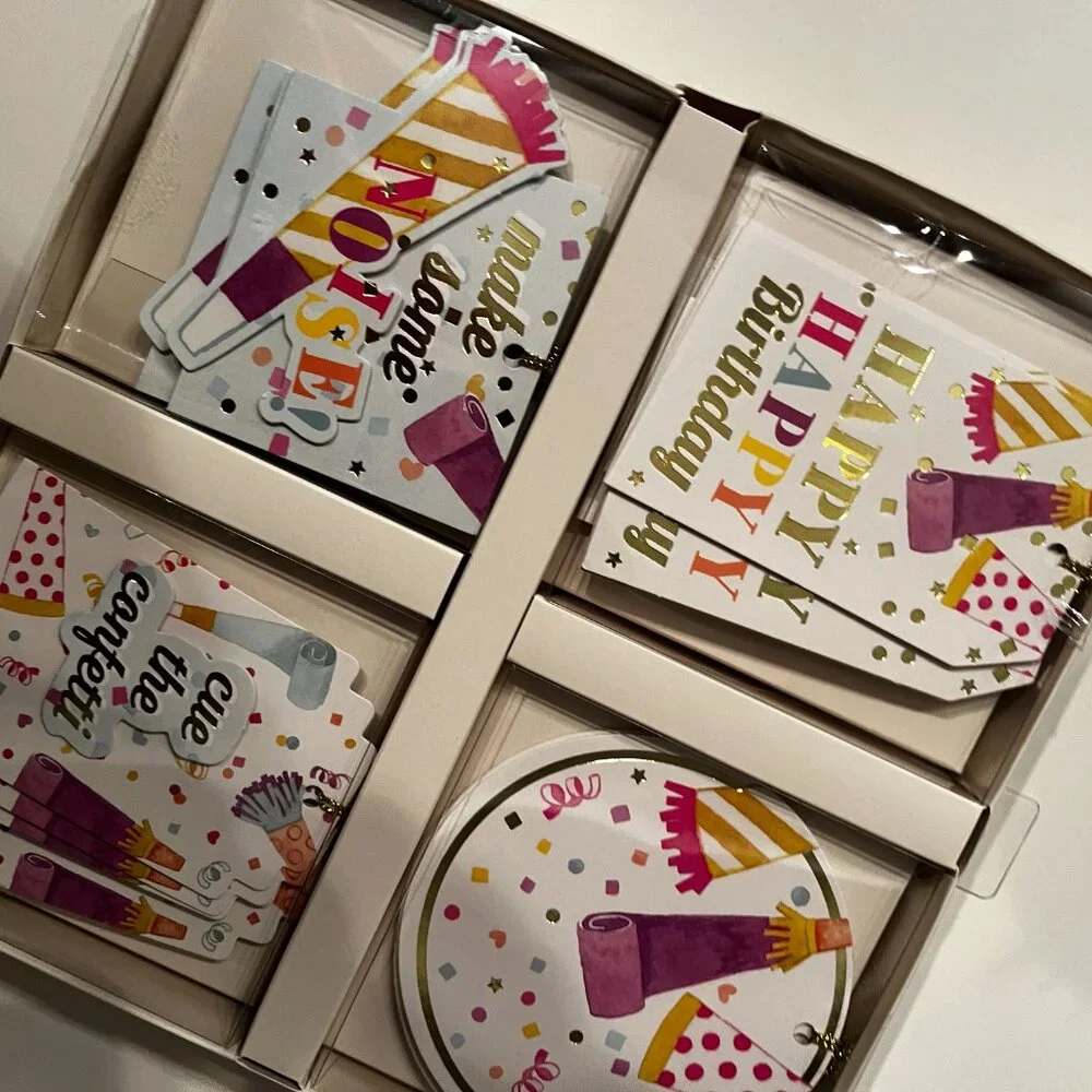 Gift Tags / Birthday Themed‎ (20 Cards / 4 Different Designs / new/gift wrap/x)